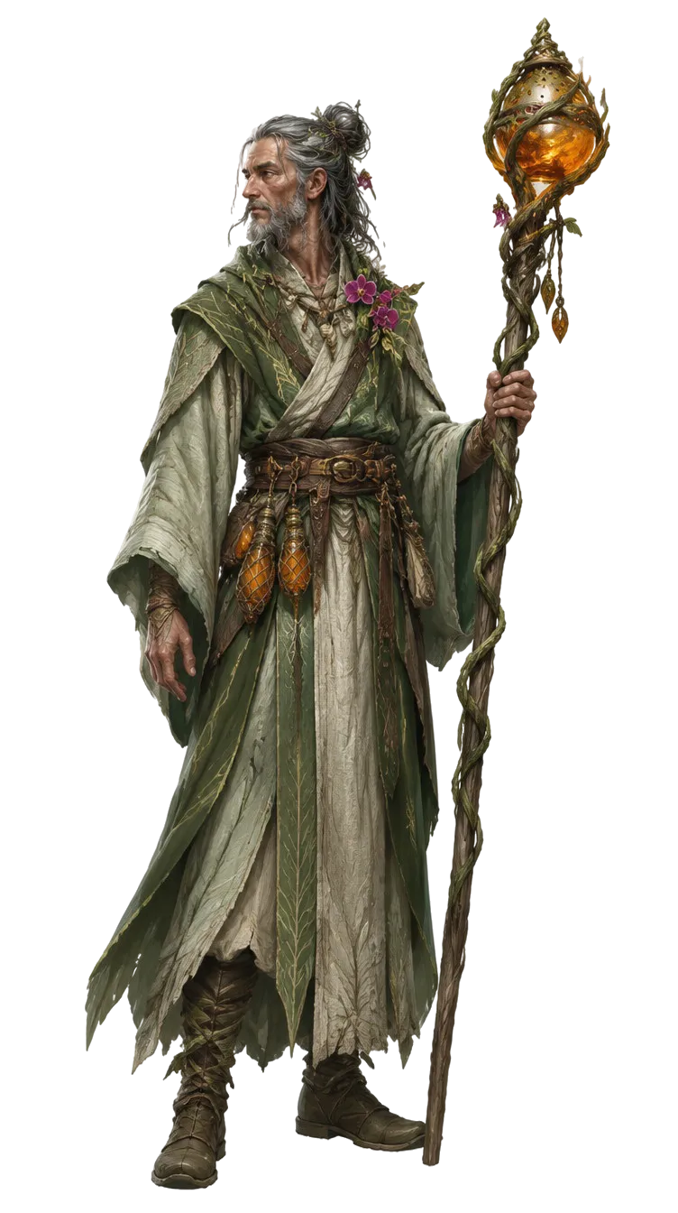 Sap Priest dengan pedupaan getah amber